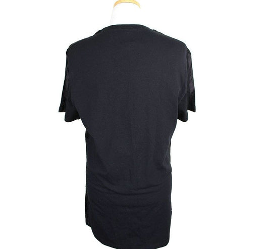 Dolce & Gabbana Black Satin Applique T-Shirt 55 30784008