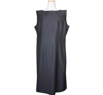 Aigner Charcoal Gray Wool Silk Dress 77 40014462