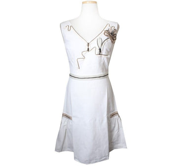 Moschino Chip & Chic White Zipper Dress 6 34907197