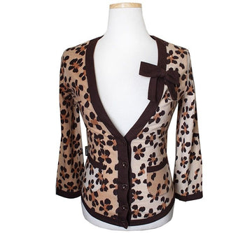 MOSCHINO Leopard Strickjacke 55 34846698