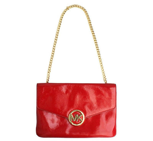 MICHAEL KORS マイケル・コース レッド ペイデント ショルダーバッグ 30707460