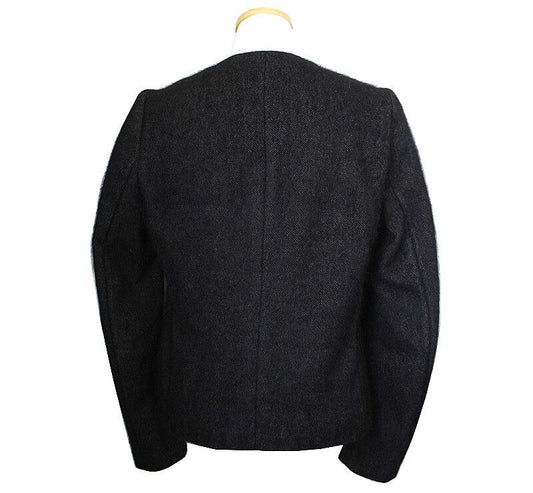 ISABEL MARANT イザベル マラン アンゴラ混合 メランジ ブラック ジャケット 55 40155461