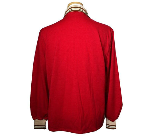 Dior Sports Crimson Red Wool Long Sleeve Top 55 40275559