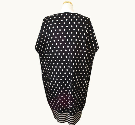 Kenzo Depile B & W Droplet Long Knit Top 5566 28087787