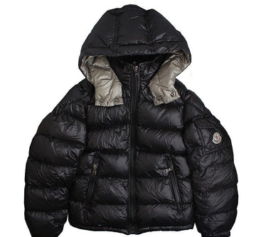 MONCLER Kinder schwarze Gänsedaunen-Padding-Jacke 10 Jahre 40276425