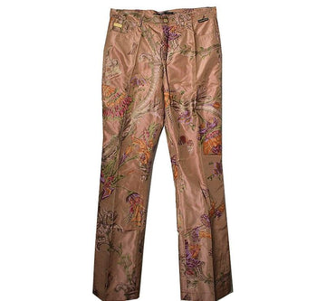 GF FERRE' Gian Franco Ferre Floral Print Pants 55~Small 66 40014828