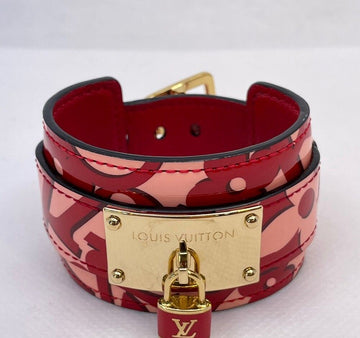 Louis Vuitton M6709 Patent Red Bracelet 35179755