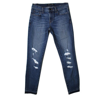 J BRAND Xディアリー コラボ ブルー デミジウォッシュ スキニーデニムパンツ 25 26809796