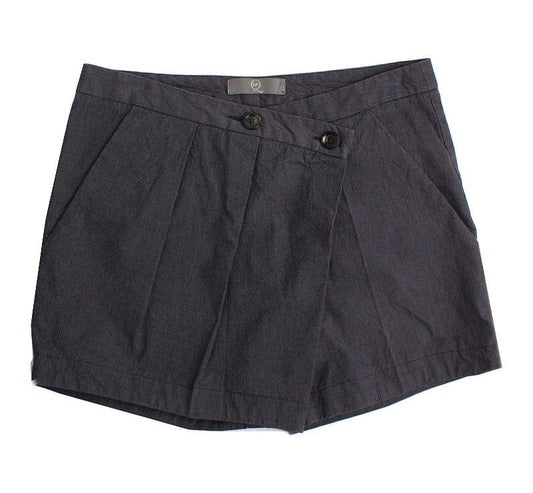 ALEXANDER MCQUEEN Graue Streifen Baumwolle Shorts 55 26809585