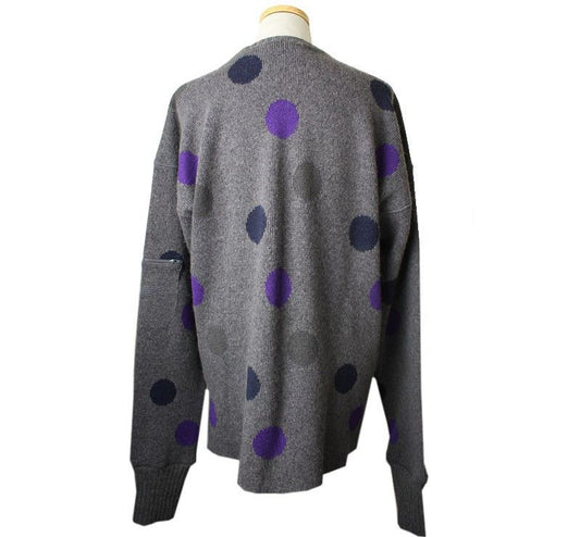 Armani Multi-Dot Men's Wool Knit Top L 100 26809786