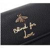 GUCCI Damen Leder Wallet 454070 BEE BLACK 40699324 [P]