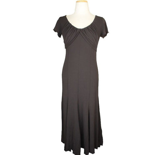 ARMANI アルマーニコレッジオーニ ブラウン フリル ワンピース 42 26809751