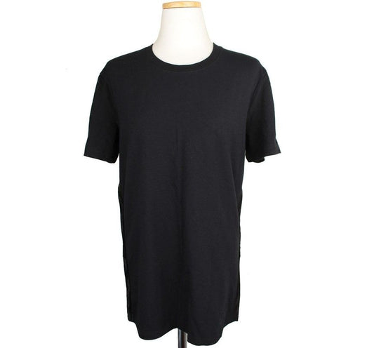 Dolce & Gabbana Black Satin Trim T-Shirt S 26807627