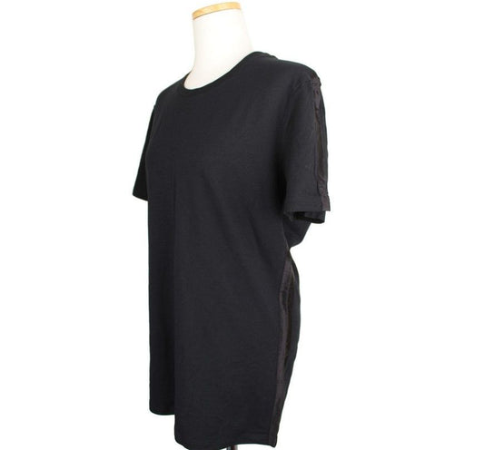 Dolce & Gabbana Black Satin Trim T-Shirt S 26807627