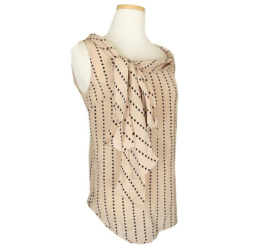 Paul Smith Beige Starprint Silk Top 44~55 26807204