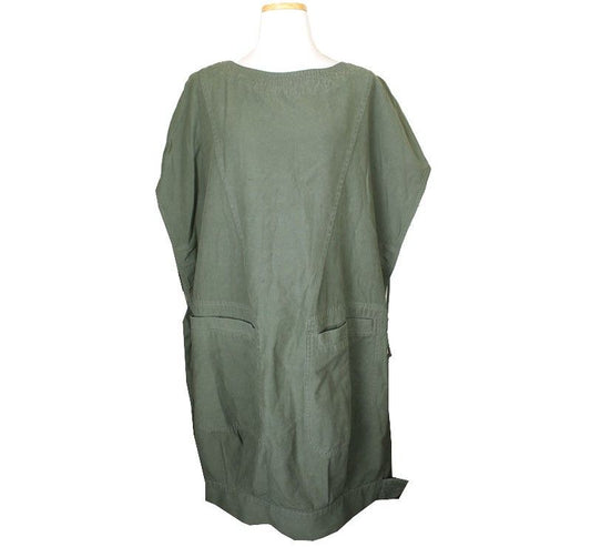 ZUCCA ジュカ カーキ コットン ワンピース M 26809468