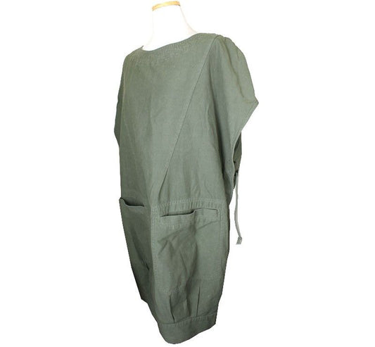 ZUCCA ジュカ カーキ コットン ワンピース M 26809468