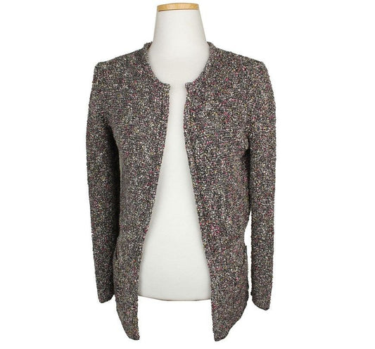Theory Bokashi Cotton Blend Open Knit Cardigan S 26810176