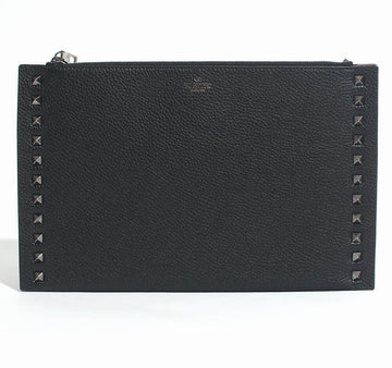 Valentino Rockstud Clutch Black 34766142