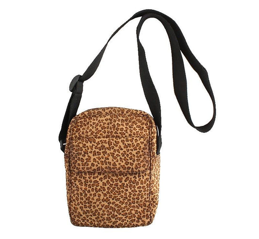 BOTTEGA VENETA レオパードプリントファブリッククロスバッグ 41260811