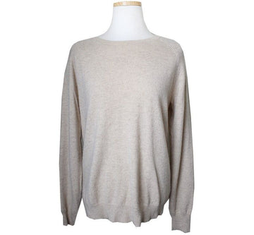 Theory Oatmeal Cashmere Knit Top 55 35298867