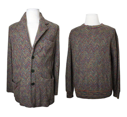 MISSONI 男性用マルチカラー ニット トップス+ジャケット セット 105 39219863