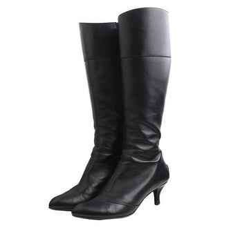 BALLY Schwarze Leder Stiefel 37 41045604