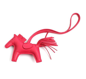Hermes Rose Mexico Rodeo Charm PM Y 26811496