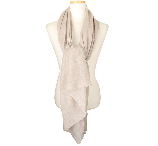MALO Beige Cashmere Long Muffler 26812115