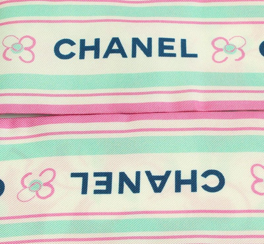 CHANEL Pink Camellia Twilly Scarf 29053228