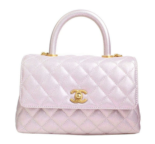 CHANEL Coco Handle Pearl Rainbow Small Tote and Crossbody 30570812