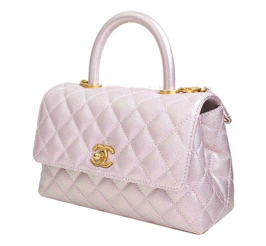 CHANEL Coco Handle Pearl Rainbow Small Tote and Crossbody 30570812
