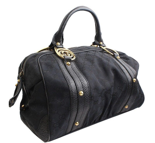 Gucci Black Jacquard Tote Bag 41619947