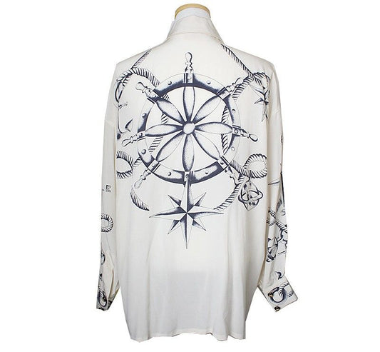 Escada Ivory Silk Blouse 55 41762060