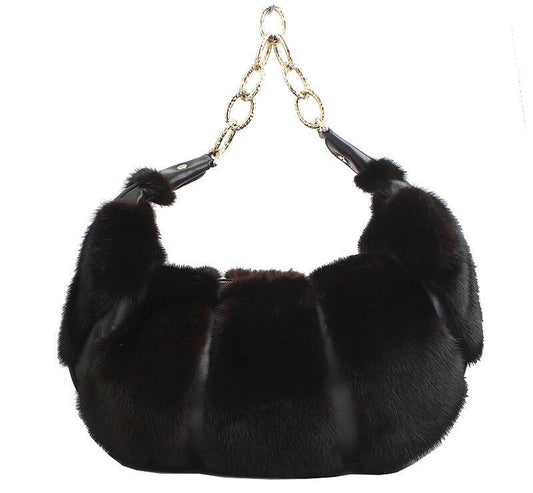 VALENTINO ブラックグラマミンククロワッサンショルダーバッグ 41960530
