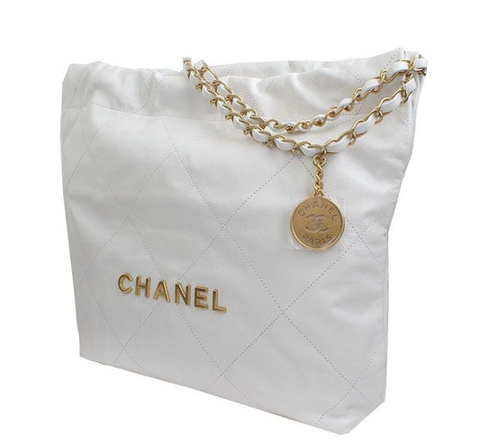CHANEL 22バックスモールホワイトゴールド 22バッグ 33349106