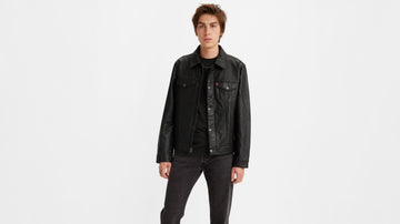 Levis Refurbished Faux Leather Jacket XL 78039010