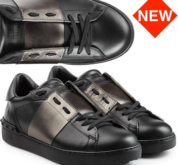 VALENTINO オープンヒドン ロックスタッド スニーカー 41.5/42 30480273