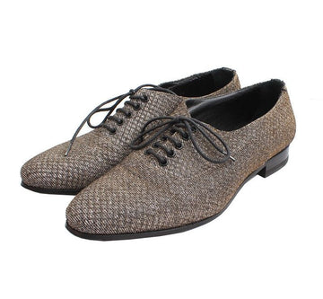 SAINT LAURENT Glitzer Oxford Loafer 36 42824155