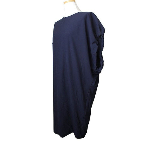 ACNE STUDIOS アクネ ネイビー スリット ワンピース 55 66 半 43168112