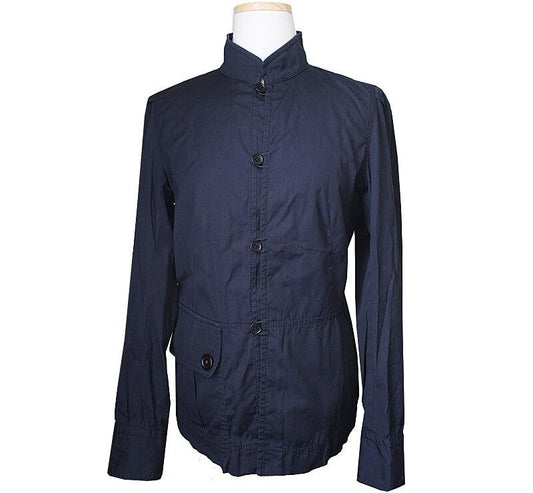 Prada Standing Collar Navy Jacket 44 55 33421102