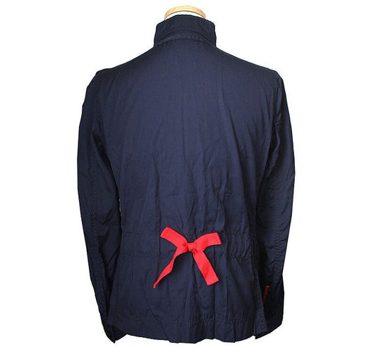 Prada Standing Collar Navy Jacket 44 55 33421102