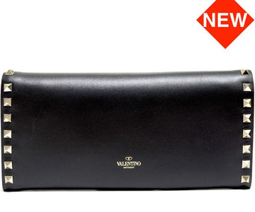 Valentino Gold Rockstud Multi Leather Clutch 30482167