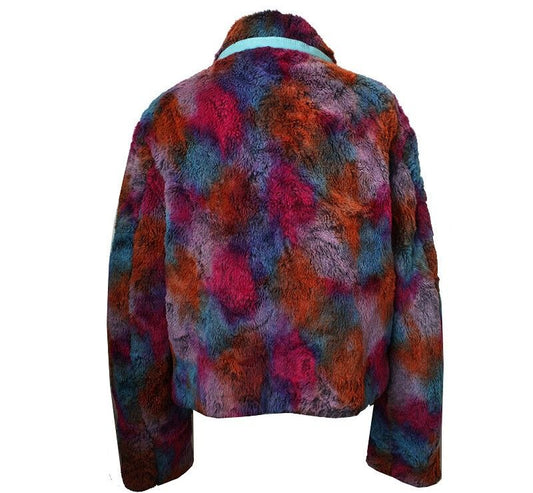 VERSACE Multicolor Eco-Faux-Pelz Jacke 55 43521660