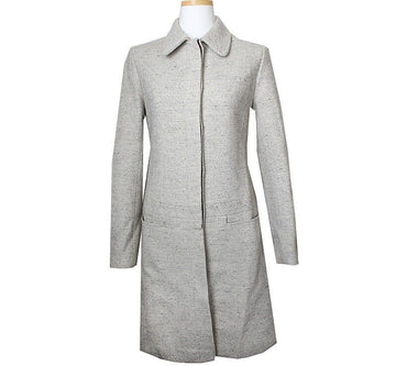 BLUMARINE Wollmischung Fischgrätmustermantel 44 55 43521689