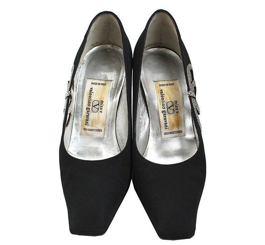 VALENTINO Schwarze Kristall-Pumps 5 12 43521710