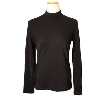 ISSEY MIYAKE Issey Pearl Black Polo Top M 26807389