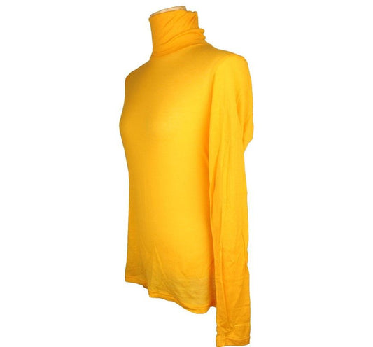 ISSEY MIYAKE Issey ME Dark Yellow Turtleneck Cotton Top F 26807682