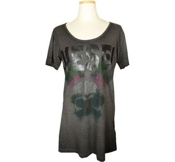 Diesel Logo Printed Cotton Top S 26807645