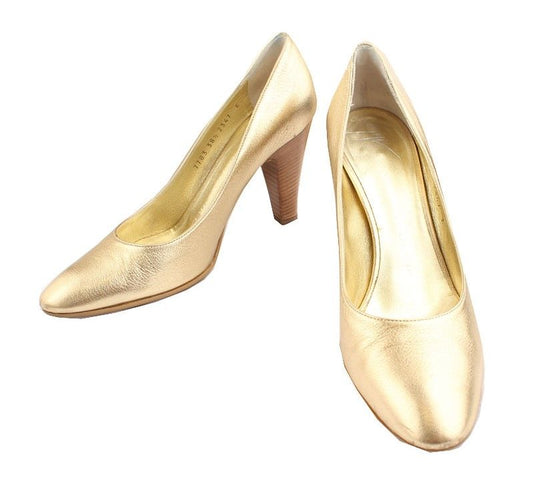 GIUSEPPE ZANOTTI Metallgold Pumps 38.5 26810879